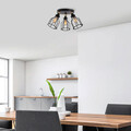 Lustra, Alby, 525NOR1507, Metal, Negru