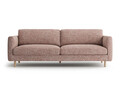 Canapea 4 locuri, Eden, Micadoni, 209x92x90 cm, tesatura structurata, roz melanj