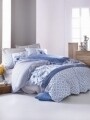 Lenjerie de pat pentru o persoana, 3 piese, 100% bumbac ranforce, Cotton Box, Milo