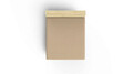 Cearceaf cu elastic pentru o persoana (FR), Beige, Patik, Bumbac