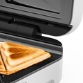Aparat sandwich maker, Tefal, Snack XL, 850 W, placi detasabile, alb/gri