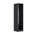 Dulap pentru haine, Minerva, M2001, Antracit