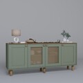 Consola, Miwood, Bohemian 1600-147, Verde