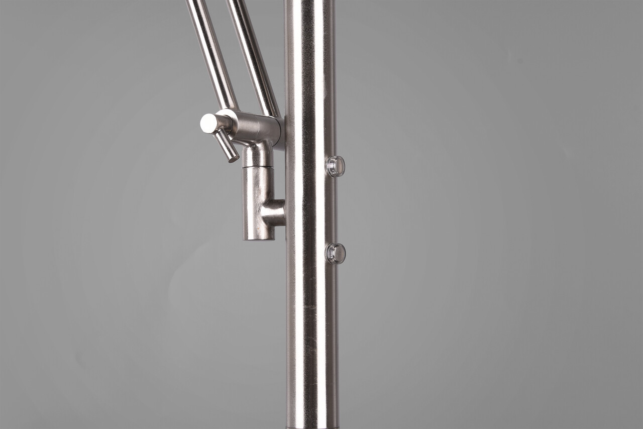 Lampadar Barrie, TRIO, 30x181 cm, 32W/6W, 2x SMD LED, metal, argintiu - 1 | YEO