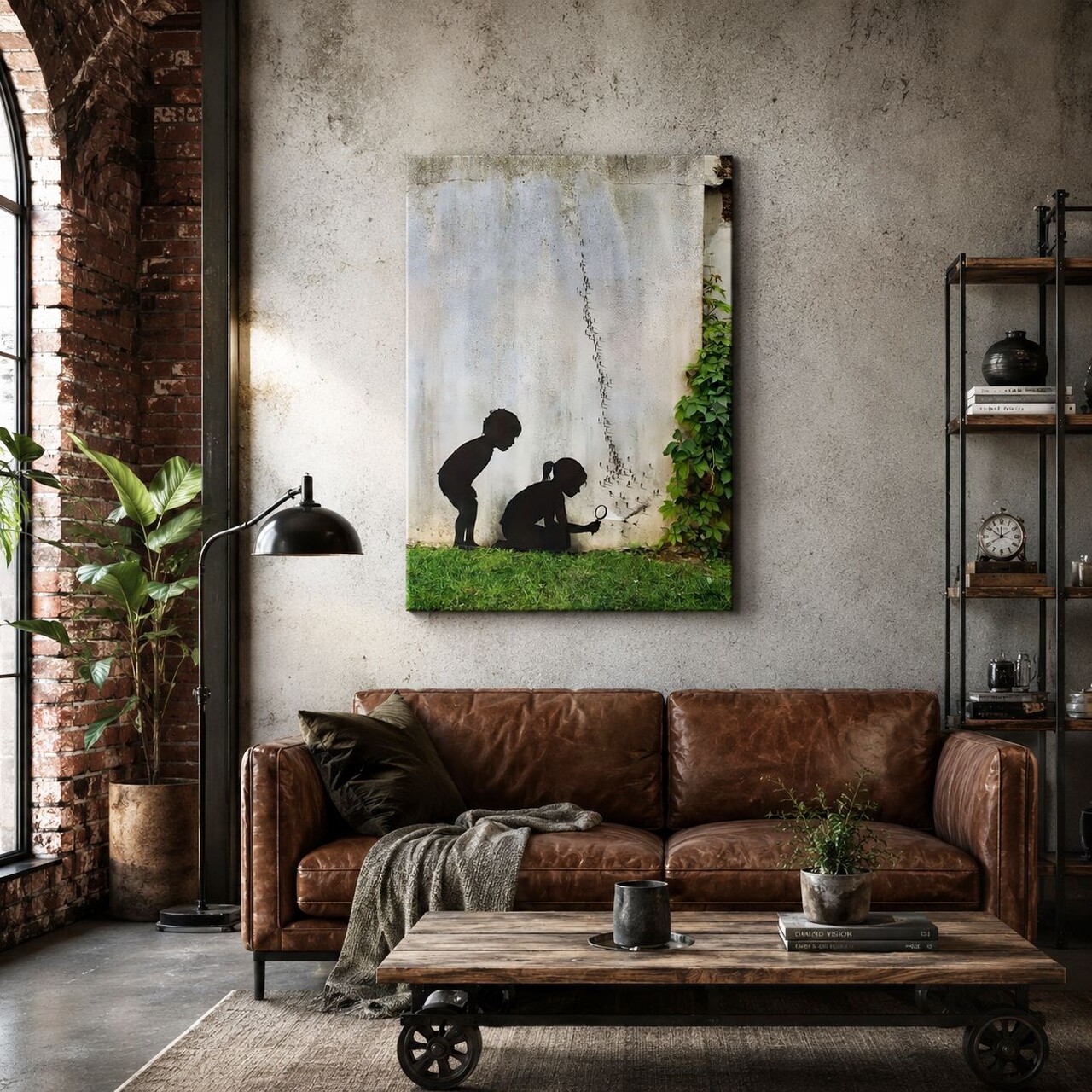 Tablou decorativ, KNV12050, Canvas, Cadru: 100% lemn (grosime: 3 cm), Multicolor