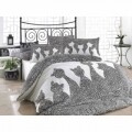 Lenjerie de pat double Jazz  Black