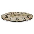 Ceas de perete Vintage World, Versa, Ø80 cm, MDF