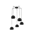 Lustra ELTAP, Canonus, 59x59x110 cm, 5xE27, 15W, otel, negru