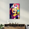 Tablou decorativ, OGLS-9032, Dimensiuni: 46 x 72 cm, Multicolor