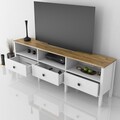 Comoda TV, Cordelia, FRN-10055, Maro/Alb