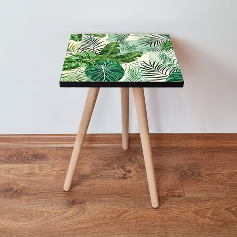 Masuta, Leona, Shp197, 35x42x35 cm, Verde / Bej