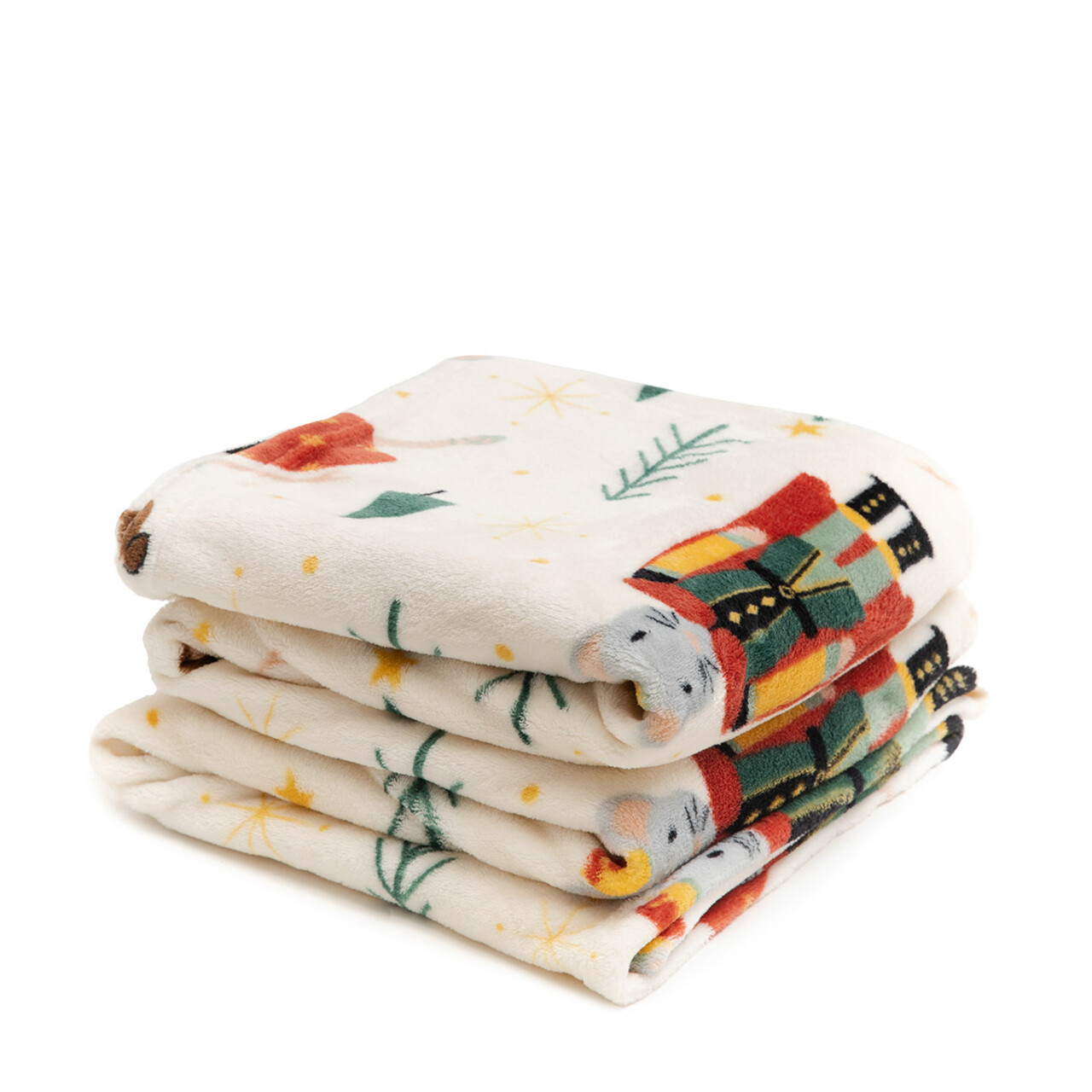 Patura Nutcracker, Homla, 150x200 cm, poliester, multicolor - 1 | YEO