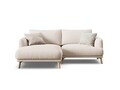Coltar stanga 3 locuri, Naomi, Micadoni Home, 200x170x75 cm, tesatura structurata, bej