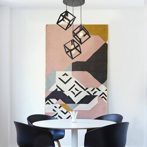Lustra siyah, mdl.3790, squid lighting, 30x90x45 cm, 20w, negru