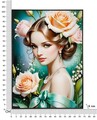 Tablou decorativ Fantasy -B, Mauro Ferretti, 72x102 cm, lemn de pin/canvas pictat si lacuit, multicolor