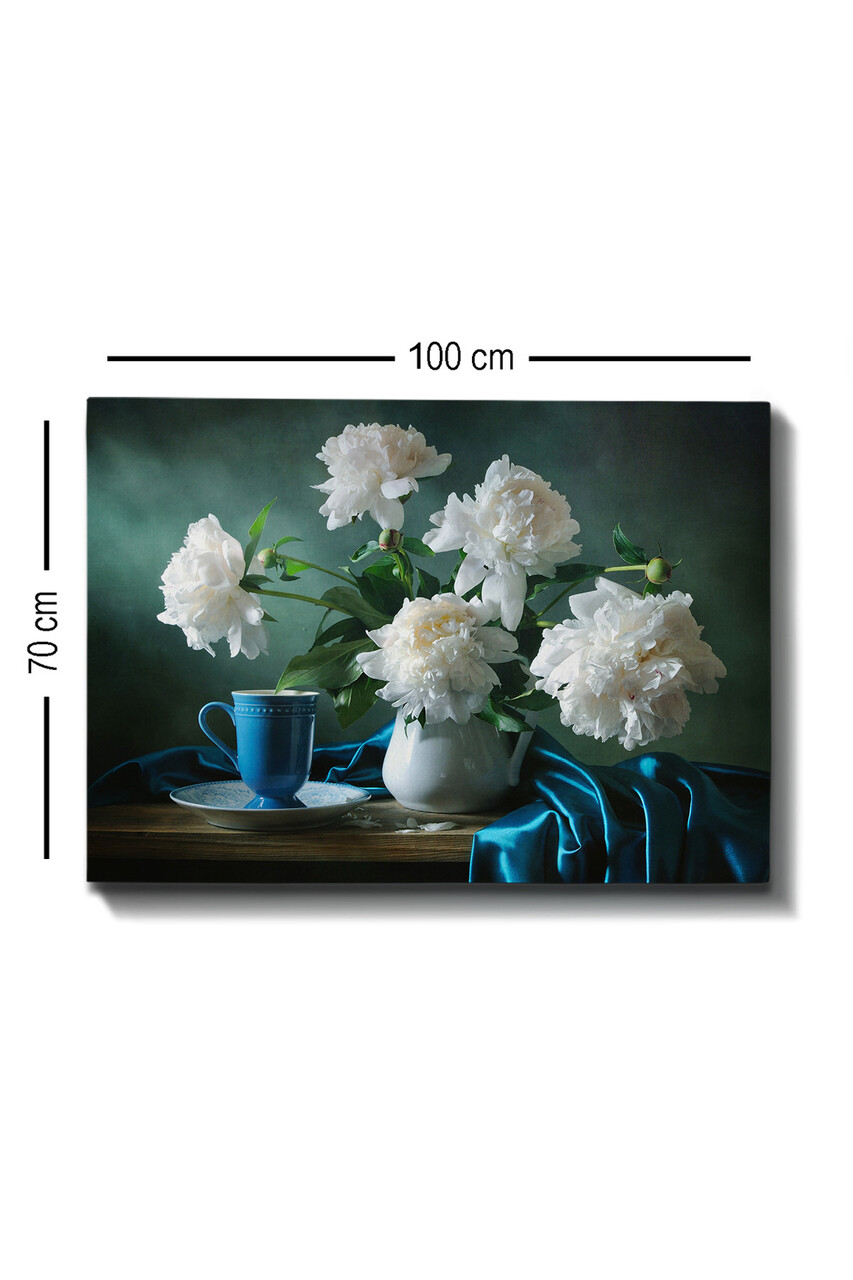 Tablou decorativ, Kanvas Tablo (70 x 100), Cadru: 100% LEMN (grosime: 3 cm), Multicolor - view 3