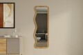 Oglinda decorativa, Siam, Asel, 50x160x2.2 cm, MDF , Natural