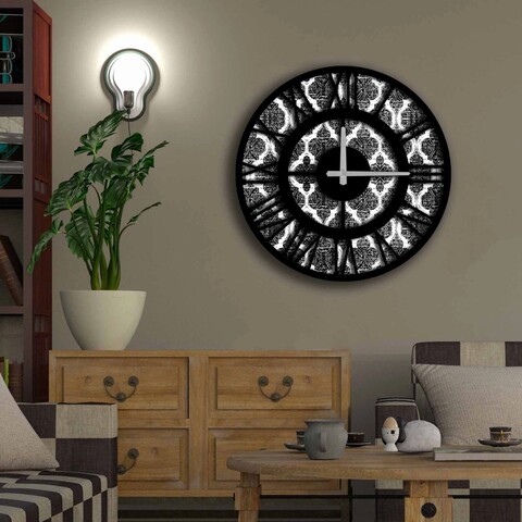 Ceas de perete, 5050ms-094, mdf, ø50 cm, multicolor