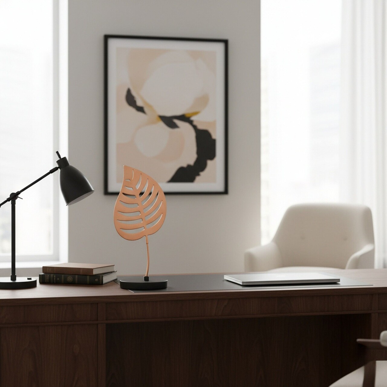 Decoratiune, Dm-008-A, 28x18x13 cm, Cupru/Negru - imagine 2