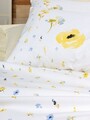 Set cuvertura pique dubla, Dolce - Yellow, Cotton Box, Bumbac