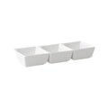 Set 3 boluri Salsa, Ambition, 8.3 x 8.3 cm, 130 ml, portelan, alb