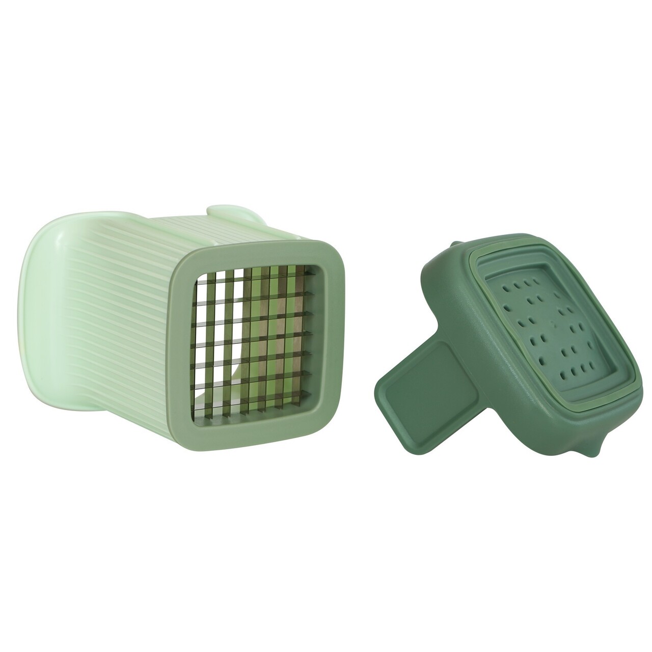Dispozitiv pentru feliat cartofi, plastic - Zokura - imagine 2