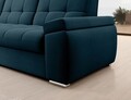 Coltar extensibil stanga 3 locuri ELTAP, LT-40NU, Sado, 272x192x95 cm, lemn/poliester, albastru inchis