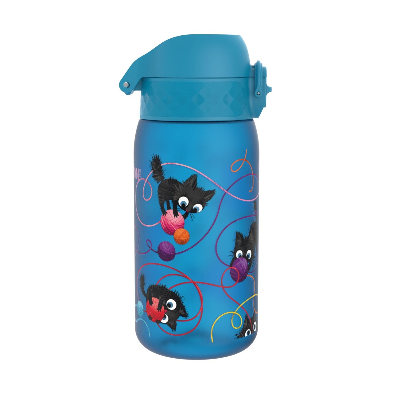Sticla apa pentru copii, recyclon, 350ml, Cats - Ion8 - imagine 4