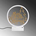 Lampa de masa, Shadow, 526SHD1140, Metal, Alb/Auriu