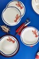 Set platouri servire desert, Hermia, 710KTP3776, Portelan, Multicolor