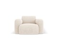 Fotoliu, Molino-140, Micadoni Home, 105x95x72 cm, tesatura chenille din poliester, bej deschis