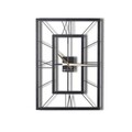 Ceas de perete, November XL, Metal, Dimensiune: 70 x 49 cm, Negru
