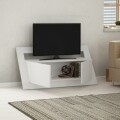 Comoda TV, Homitis, Kayt - White, 36.5x120x59 cm