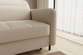 Coltar extensibil stanga 3 locuri ELTAP, LT-18MAN, Gomsi, 228x165x100 cm, lemn/poliester, bej deschis