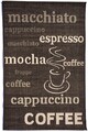 Covor Zara Coffee, Decorino, 60x110 cm, polipropilena, maro