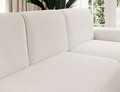 Coltar extensibil dreapta 4 locuri ELTAP, Aurumm, 285x180x92 cm, lemn/poliester, alb