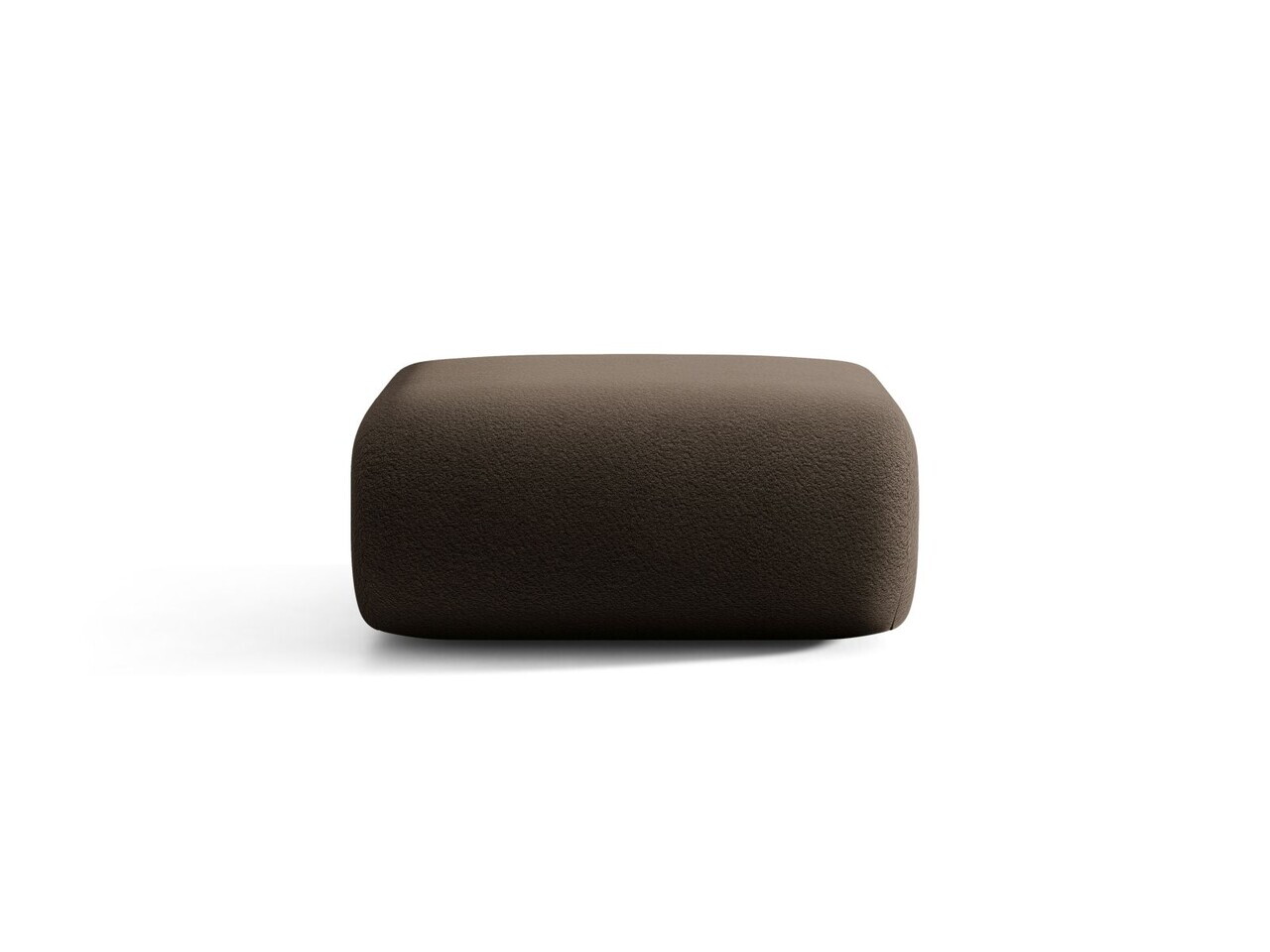 Taburet, Neo, Micadoni Home, 60x85x44 cm, tesatura Boucle, maro