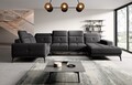 Coltar stanga 6 locuri ELTAP, LT-10MAR, Neviro, 350x201x77 cm, lemn/poliester, negru