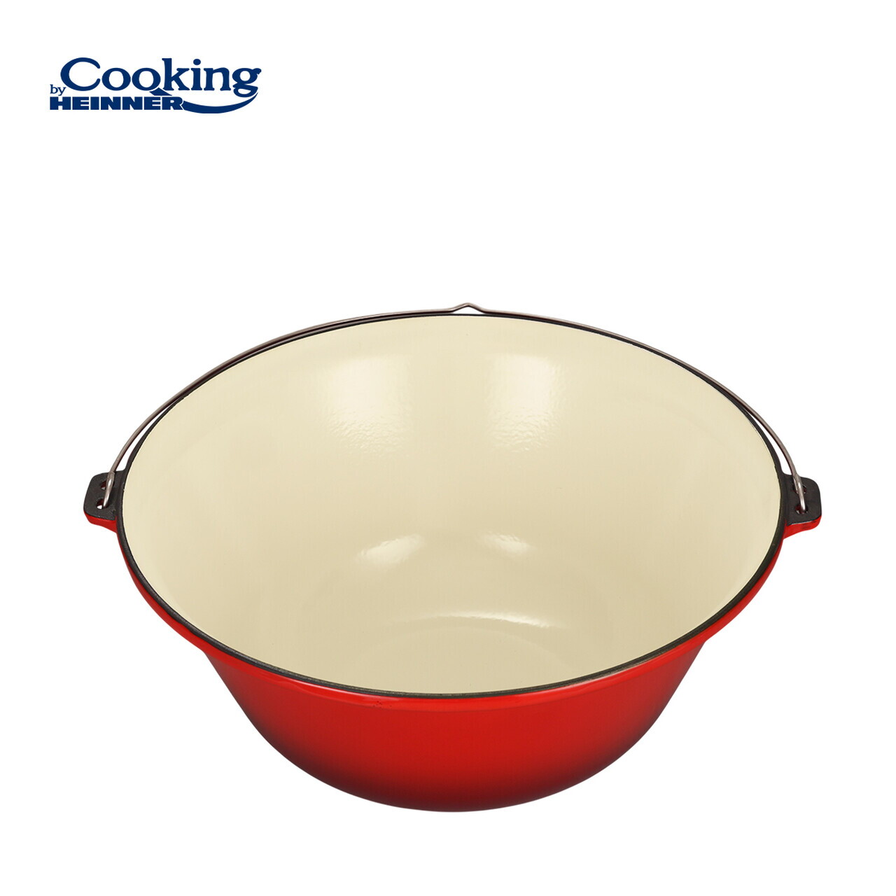 Ceaun Cooking by Heinner, 54x23 cm, 30 L, fonta emailata, rosu - imagine 5
