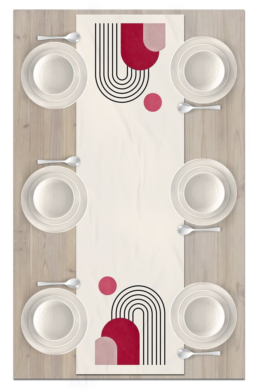 Traversa de masa, Artrunmin-172, 40x135 cm, Poliester, Multicolor — imaginea 2