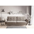 Canapea extensibila 3 locuri ELTAP, SO-BEL-07PO, Bellis, 220x90x83 cm, lemn/poliester, bej