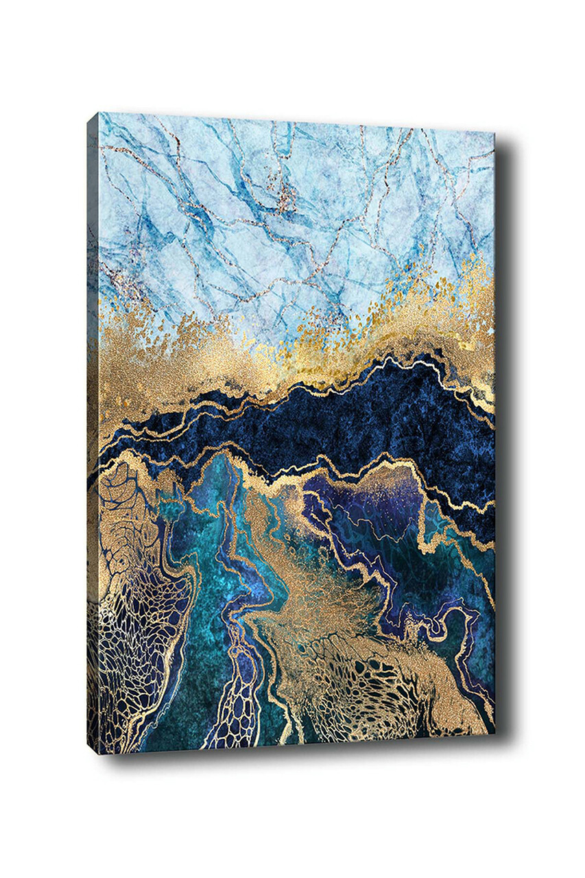 Tablou decorativ, Kanvas Tablo (50 x 70), Cadru: 100% LEMN (grosime: 3 cm), Multicolor - view 2