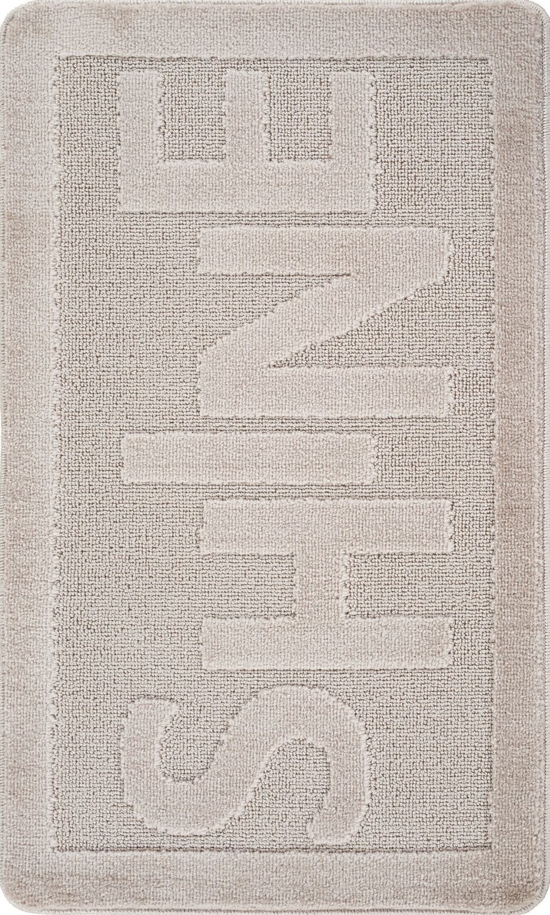 Covoras de baie, Cecilia, Shine, 60x100 cm, Polipropilena, Bej