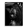 Tablou decorativ din sticla African Profile, Versa, 60x80 cm