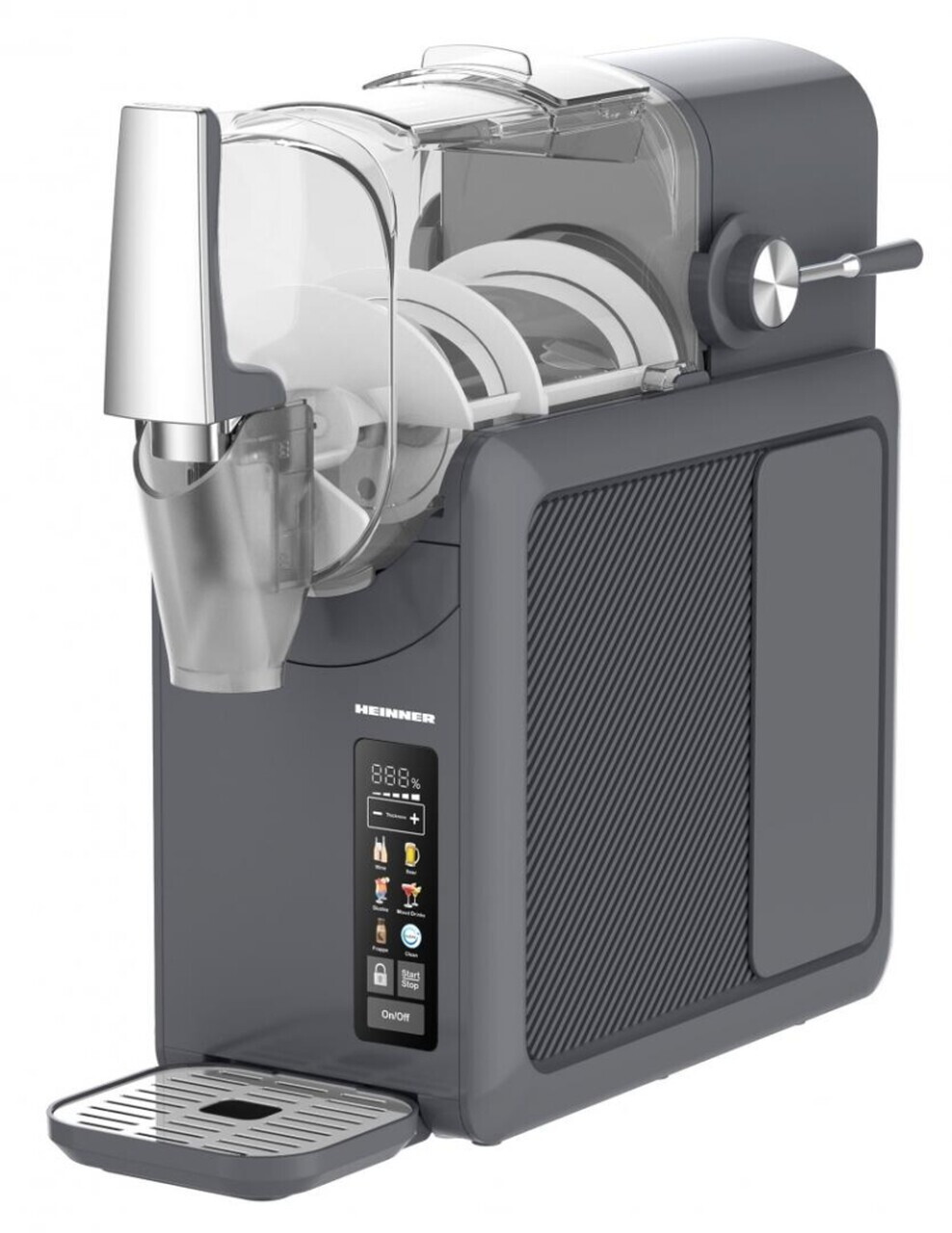 Aparat granita 6 in 1 FreezeFun, Heinner, 220W, 2.6L, gri - view 6