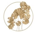 Decoratiune de perete 3D Gloty-B, Mauro Ferretti, 59x62.7 cm, fier, auriu