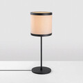 Lampa de masa, Fulgor, 942FLG1818, Metal, Alb/Negru