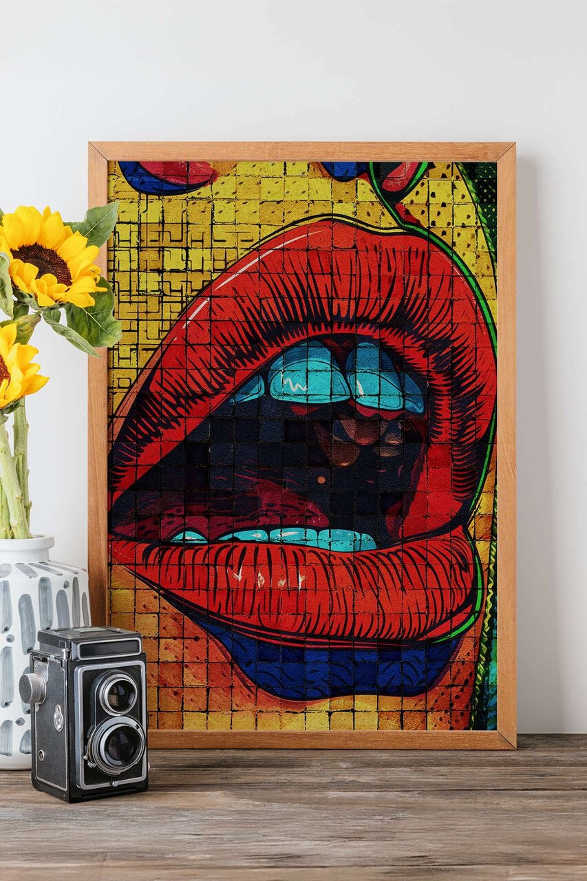 Tablou decorativ Popmosaıc28 MDF Multicolor