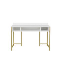 Birou, Retricy, Alma, 120x60x74.8 cm, PAL, Aur/Alb