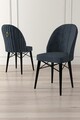 Set de scaune, Charlotte, Ritim, Metal, Antracit / Negru